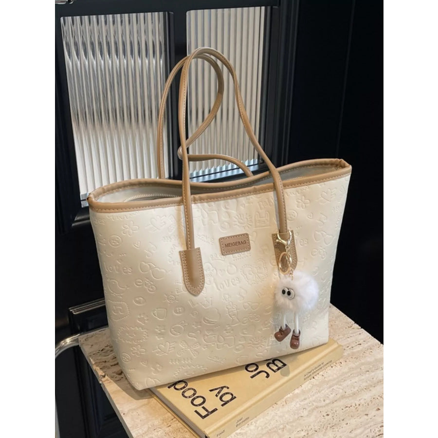 Embossed Pattern Tote Bag Apparel and Accessories