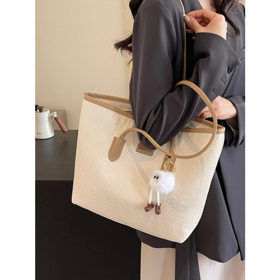 Embossed Pattern Tote Bag Apparel and Accessories