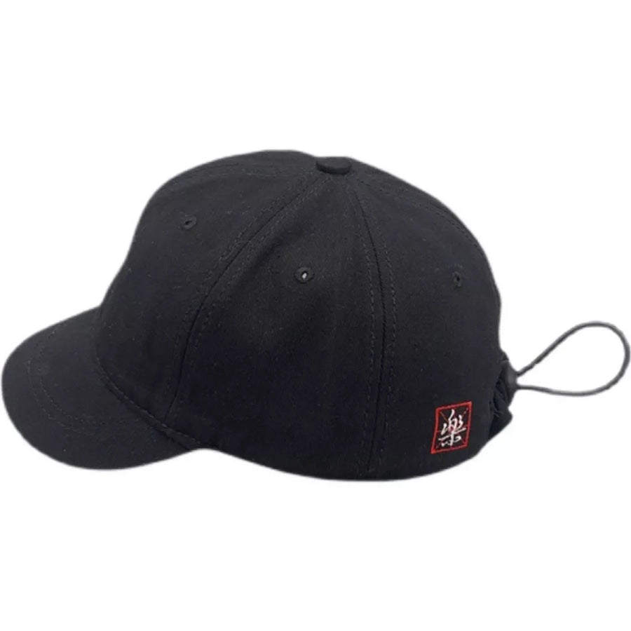 Embroidered Adjustable Baseball Cap Black / One Size Apparel and Accessories