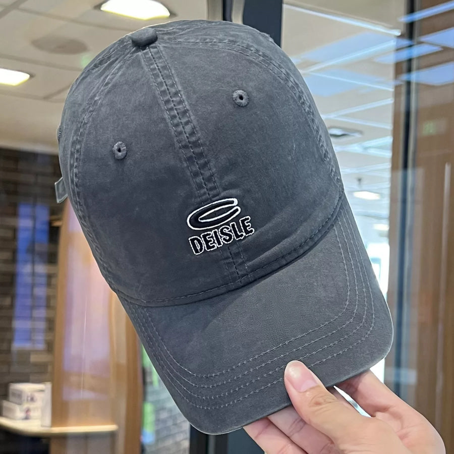 Embroidered Baseball Cap Grey / One Size Apparel and Accessories