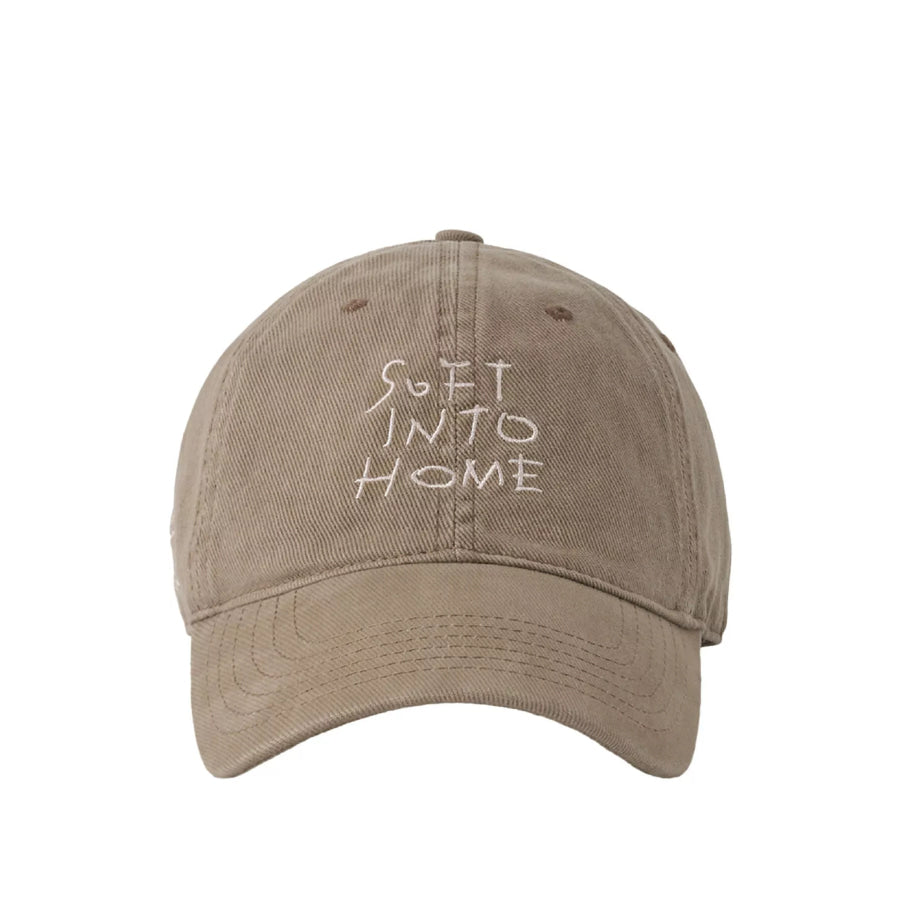 Embroidered Baseball Cap Tan / One Size Apparel and Accessories