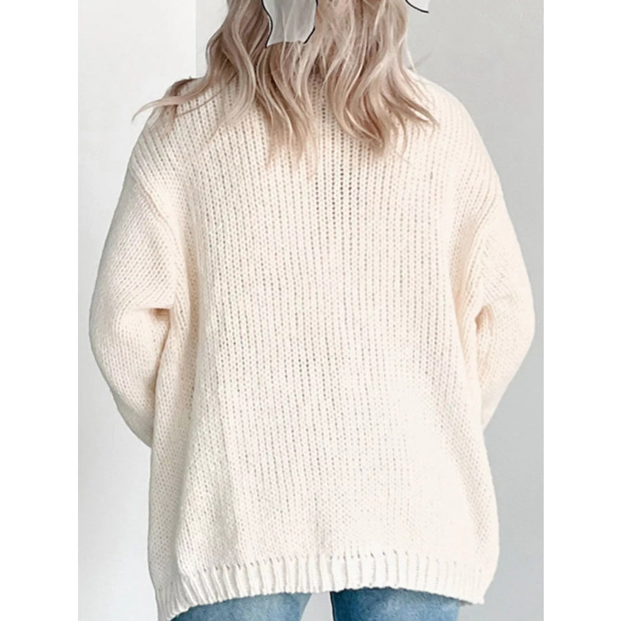 Embroidered Button Up Cardigan Apparel and Accessories