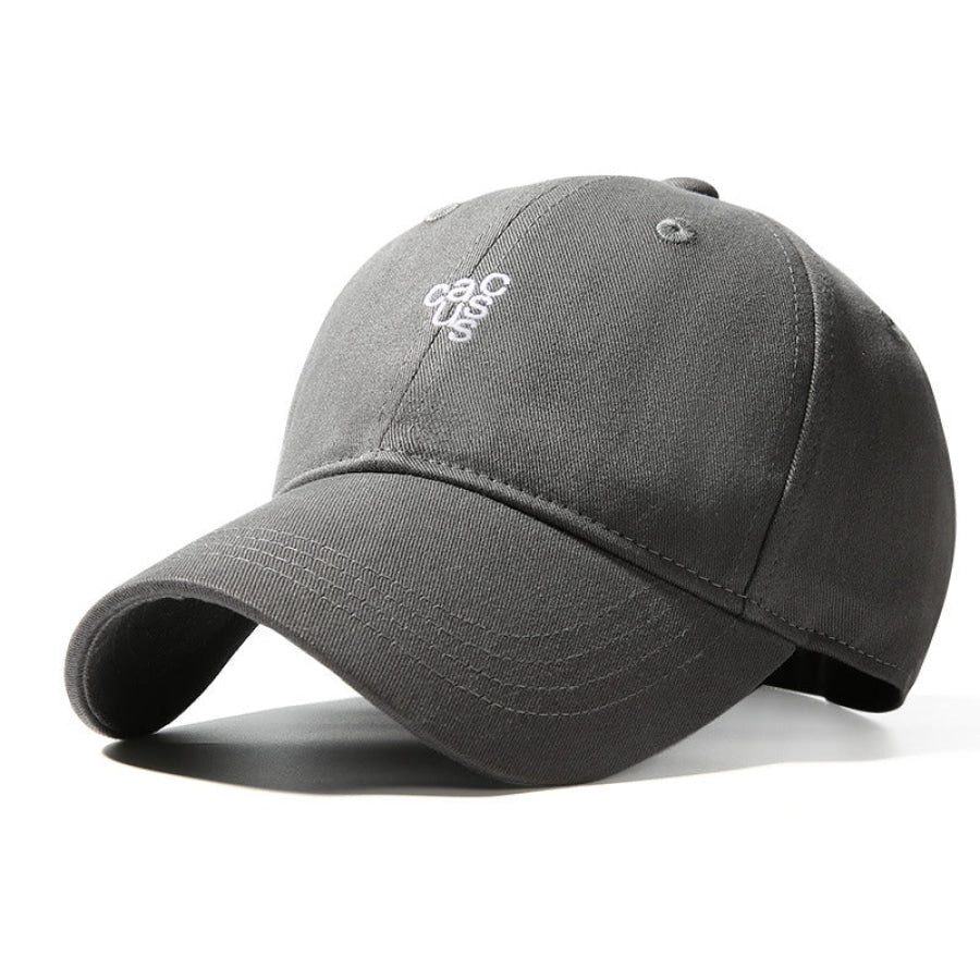 Embroidered Casual Baseball Cap Grey / One Size Apparel and Accessories