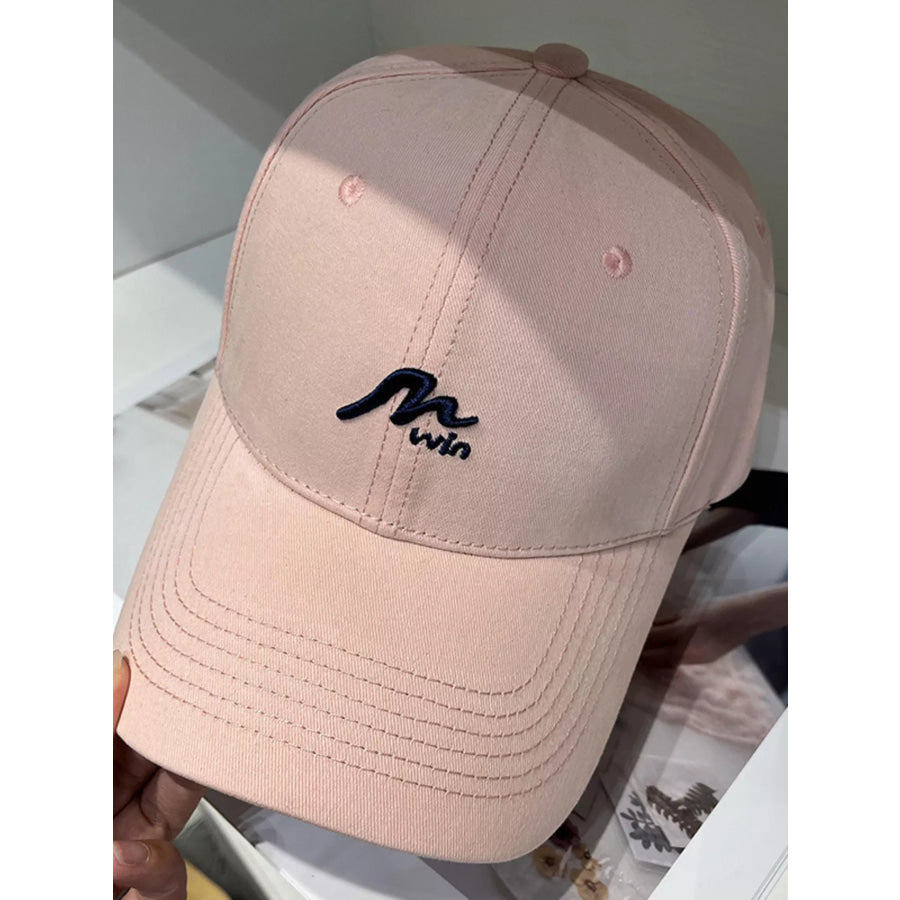 Embroidered Causal Baseball Cap Pink / One Size Apparel and Accessories