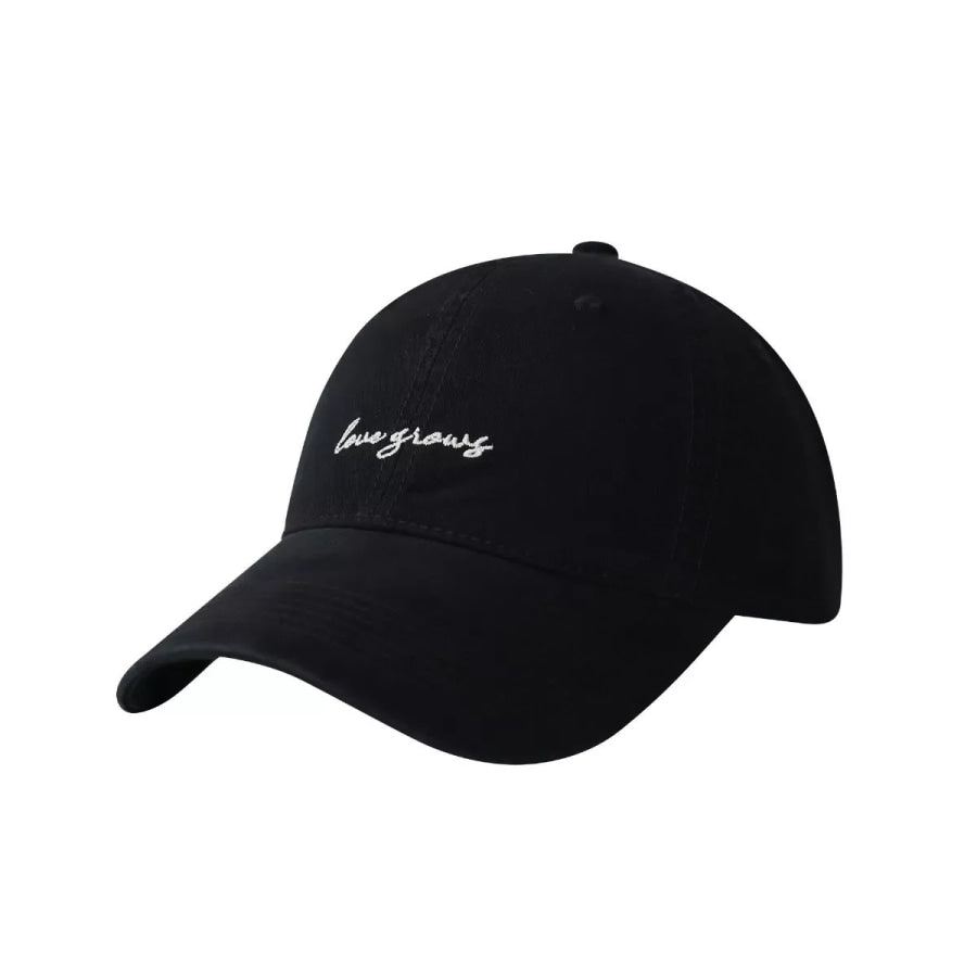 Embroidered Cotton Baseball Cap Apparel and Accessories
