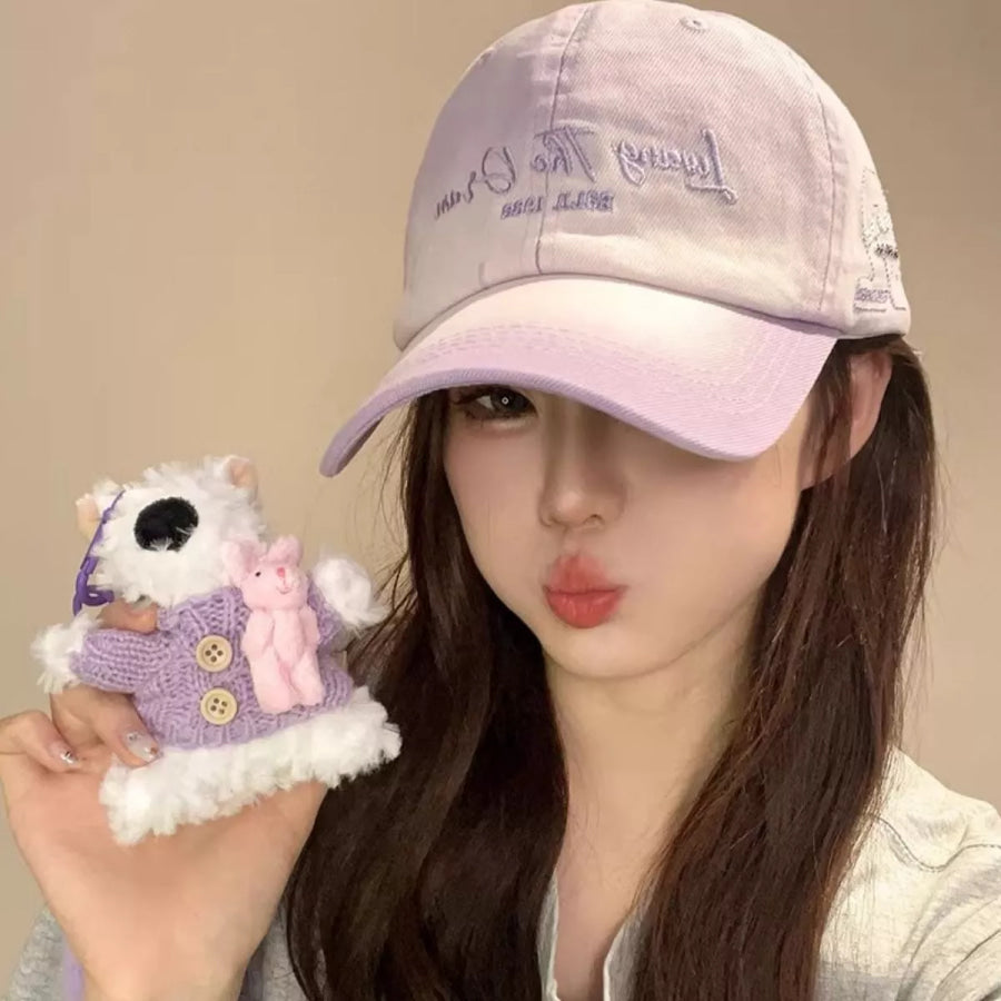 Embroidered Gradient Baseball Cap Apparel and Accessories