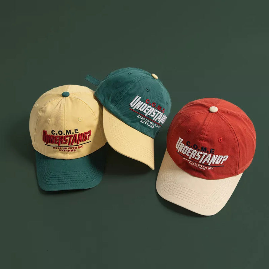 Embroidered Letter Baseball Cap Apparel and Accessories