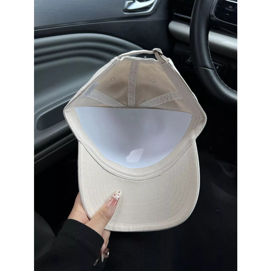 Embroidered Letter Baseball Cap Apparel and Accessories