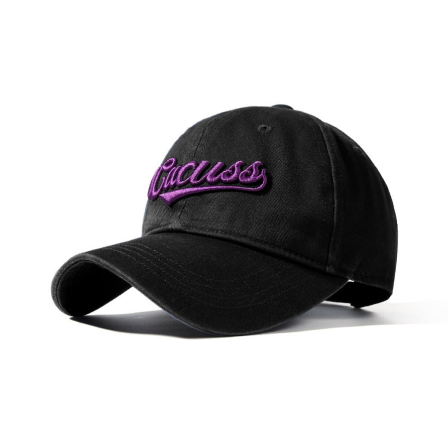 Embroidered Letter Baseball Cap Apparel and Accessories