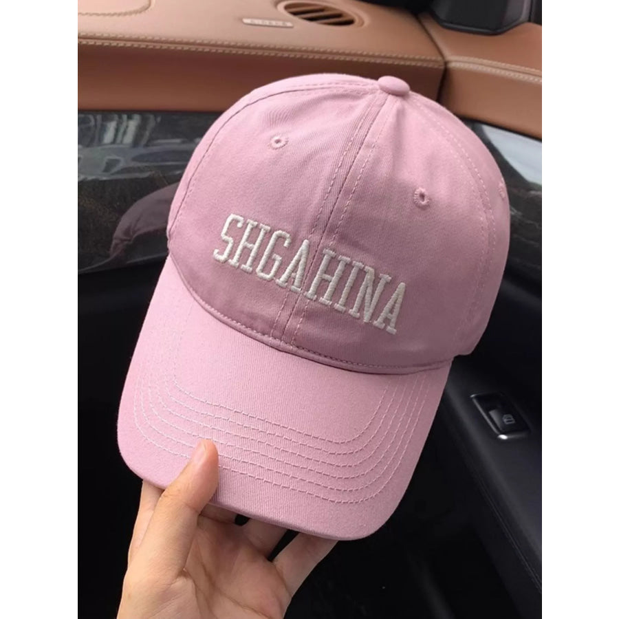 Embroidered Letter Baseball Cap Apparel and Accessories