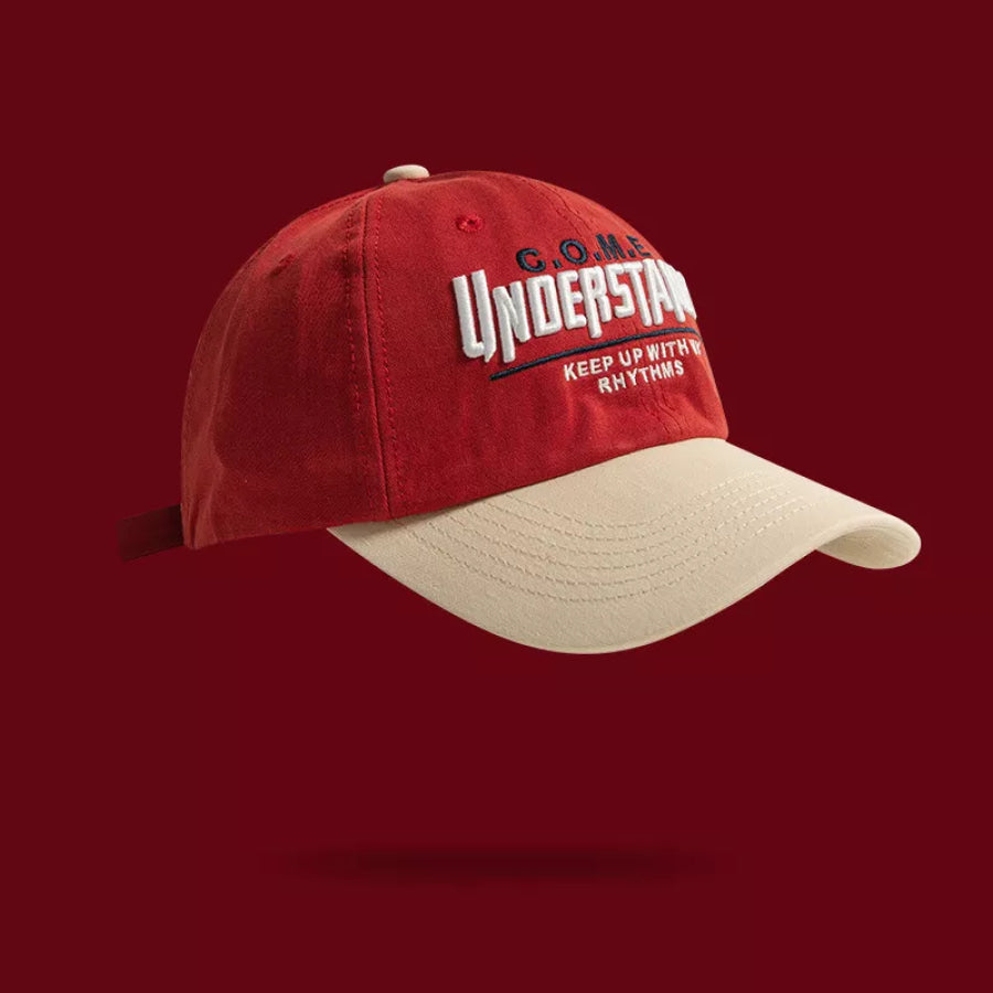 Embroidered Letter Baseball Cap Style B / One Size Apparel and Accessories