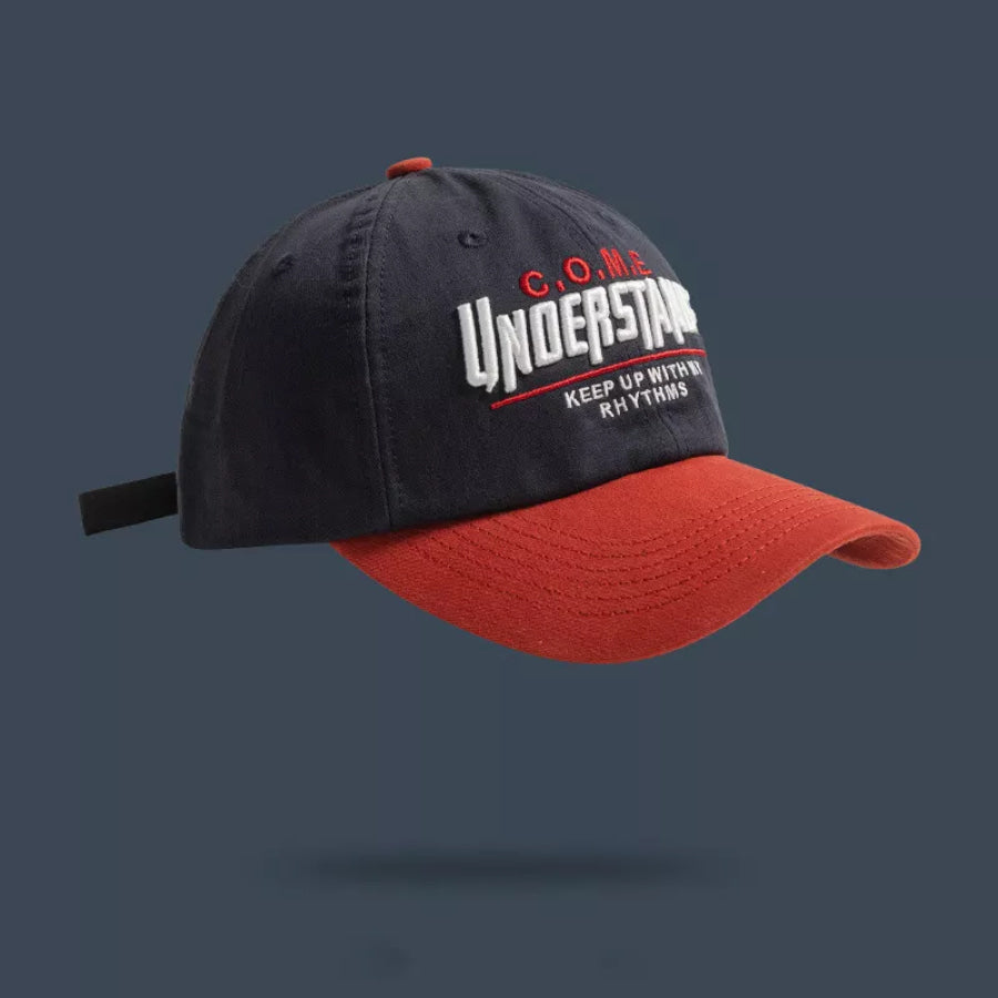 Embroidered Letter Baseball Cap Style E / One Size Apparel and Accessories