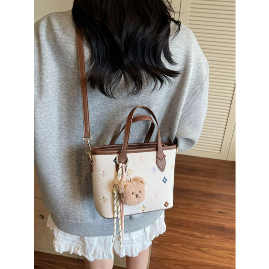 Embroidered Pattern Crossbody Bag Apparel and Accessories