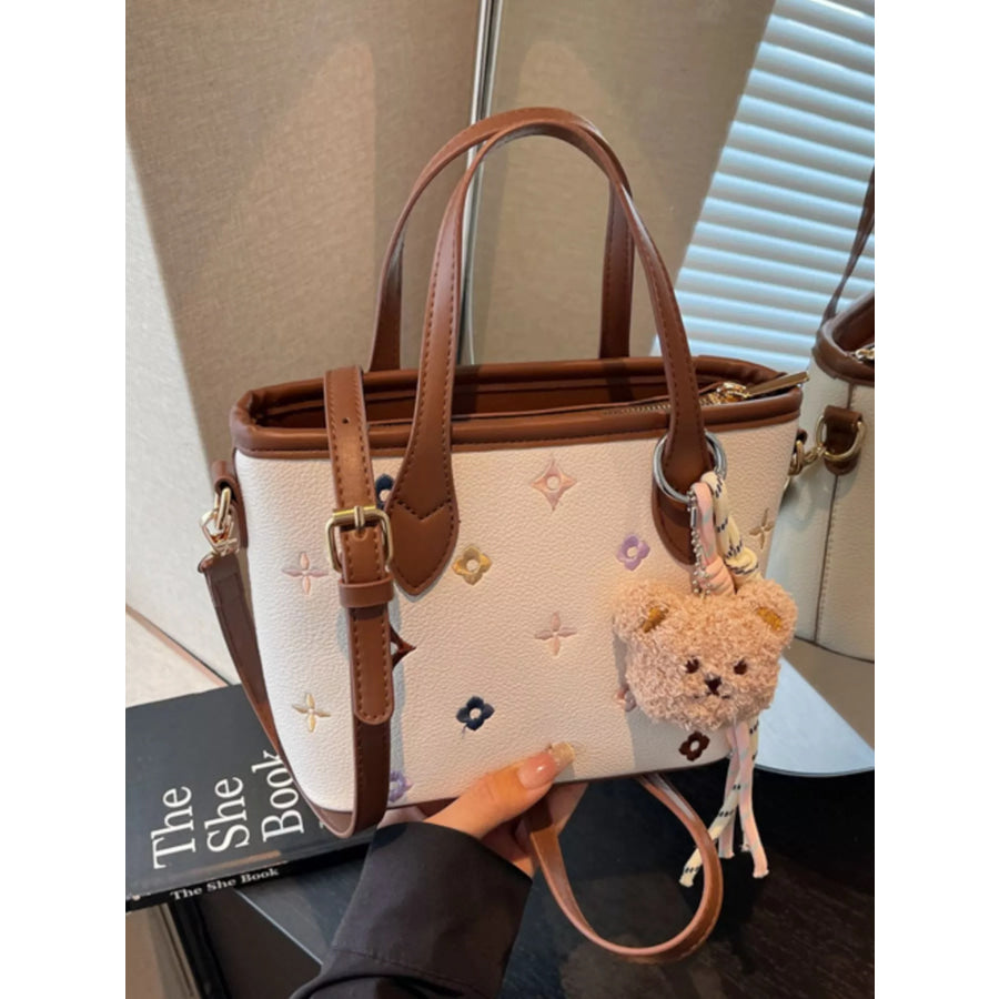 Embroidered Pattern Crossbody Bag Apparel and Accessories