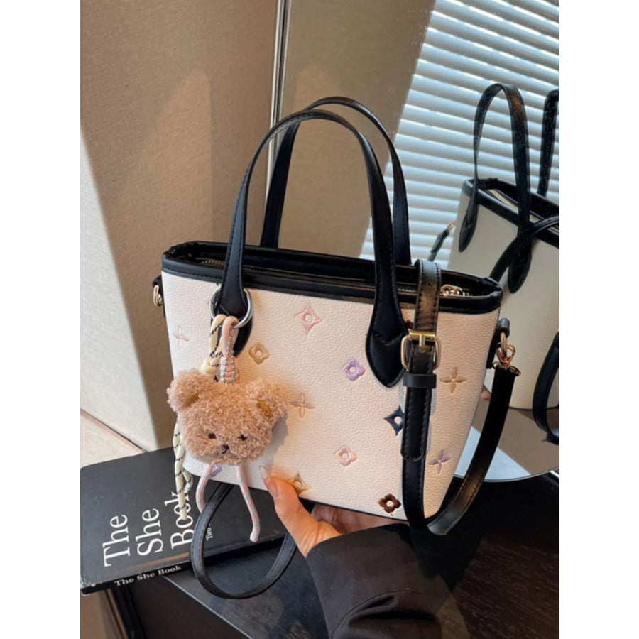 Embroidered Pattern Crossbody Bag Apparel and Accessories
