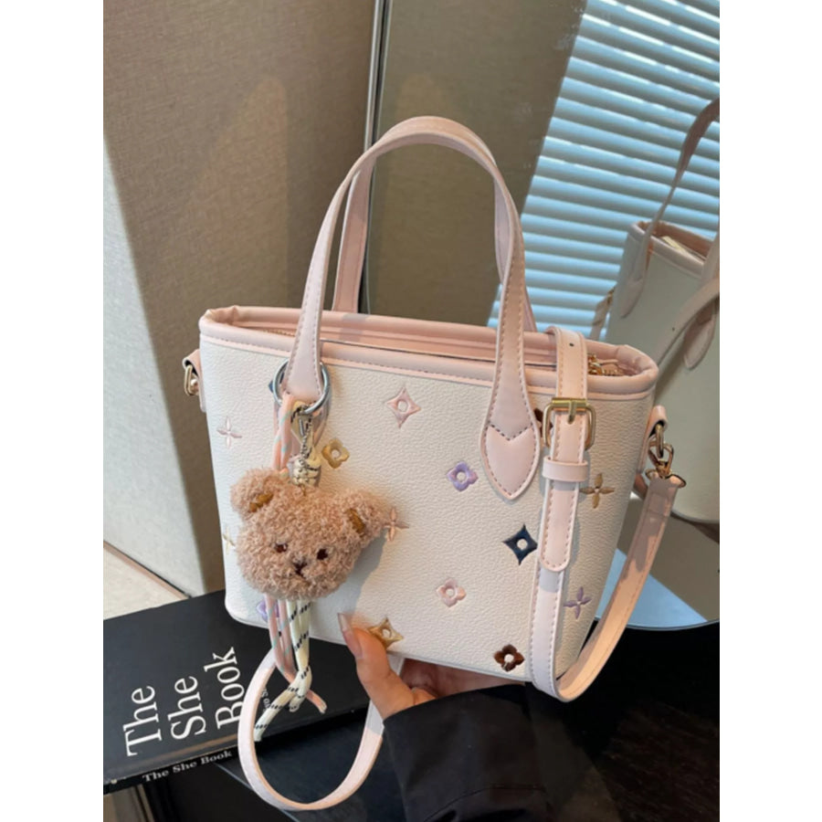 Embroidered Pattern Crossbody Bag Apparel and Accessories