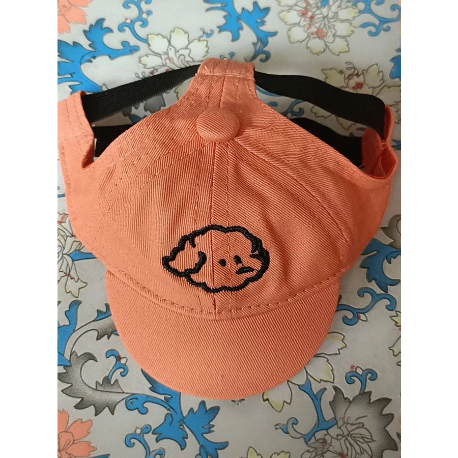 Embroidered Pet Baseball Cap Apparel and Accessories