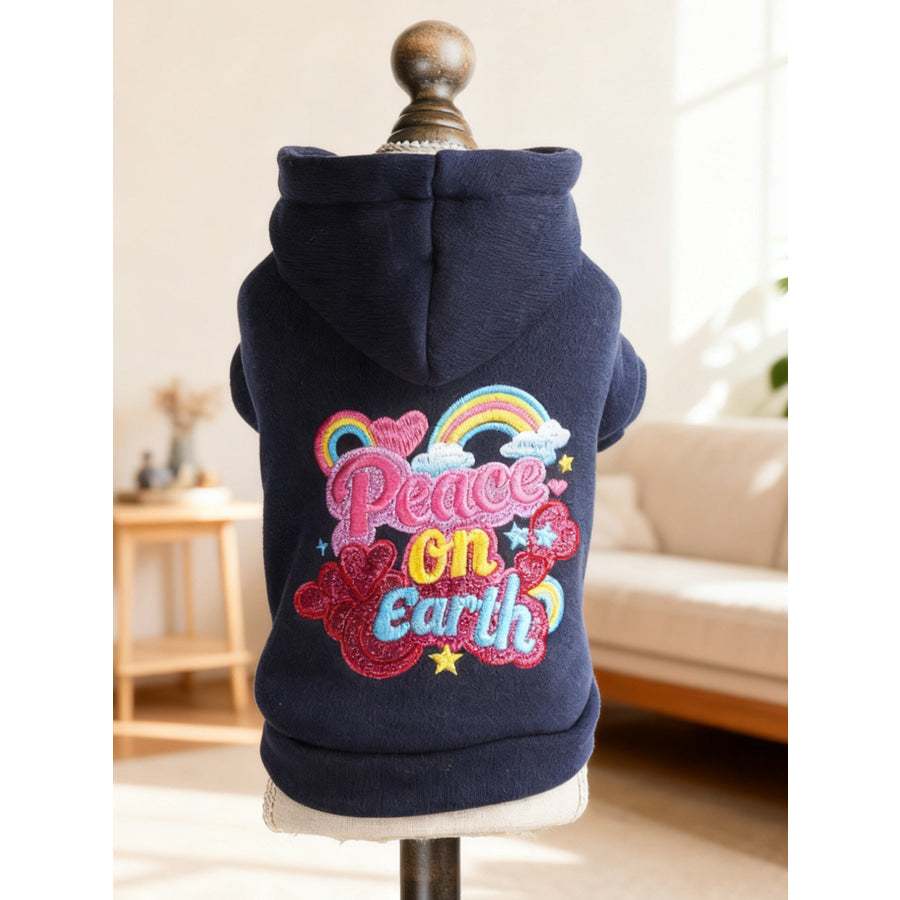 Embroidered Pet Hoodie Apparel and Accessories