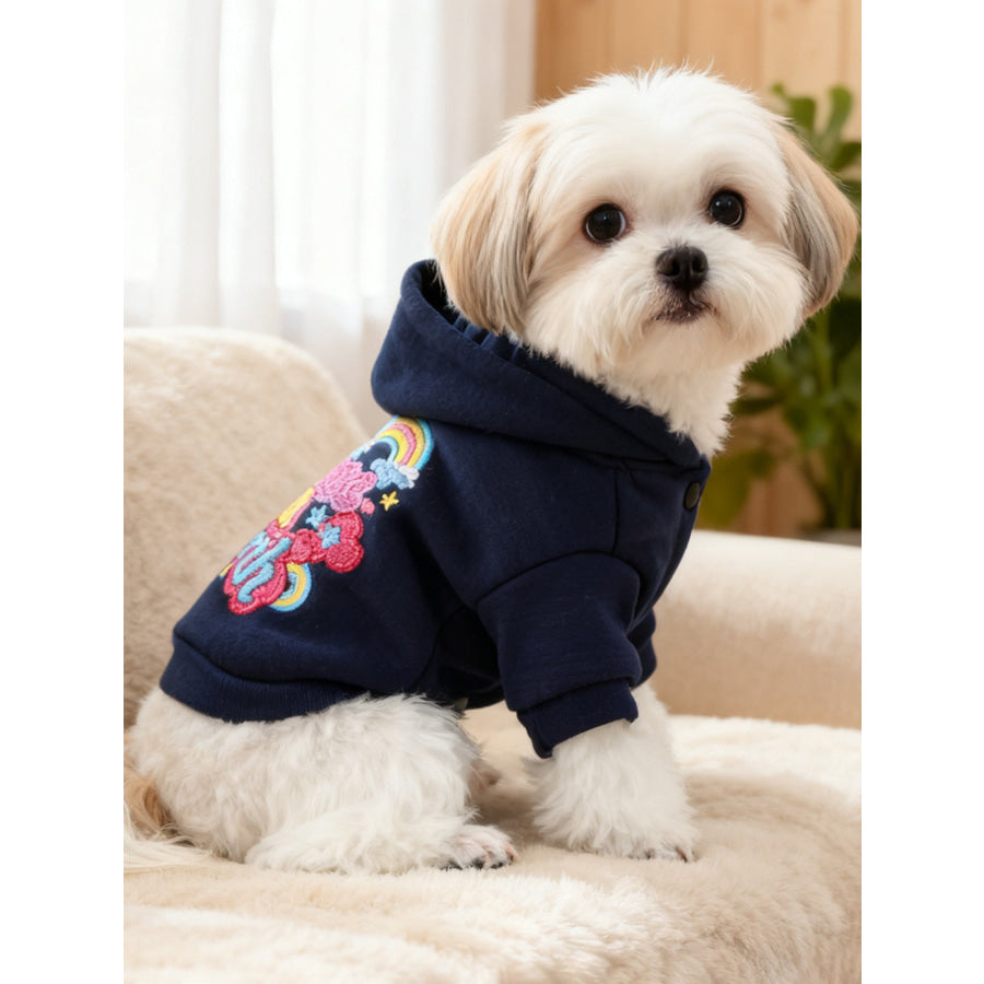 Embroidered Pet Hoodie Apparel and Accessories