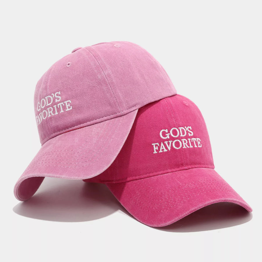 Embroidered Washed Baseball Cap Apparel and Accessories