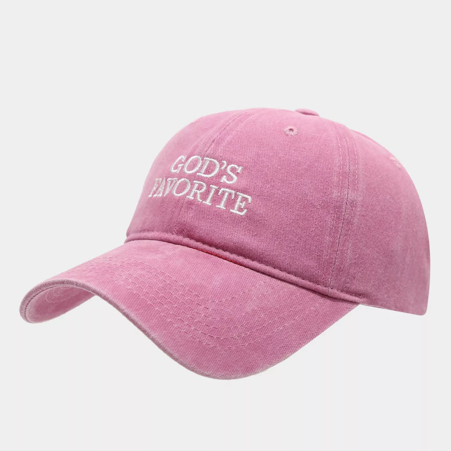 Embroidered Washed Baseball Cap Apparel and Accessories