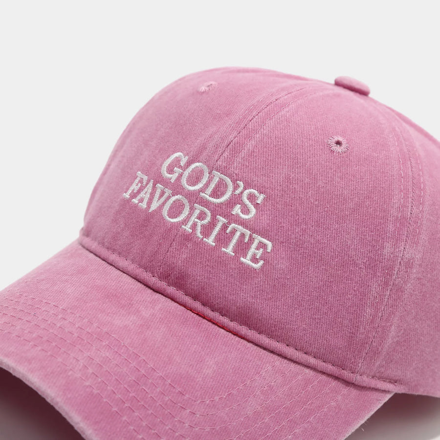 Embroidered Washed Baseball Cap Apparel and Accessories