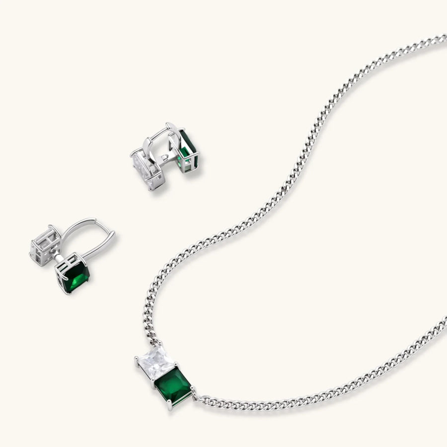 Emerald Geo Set by Sandee Rain Jewelry Sets