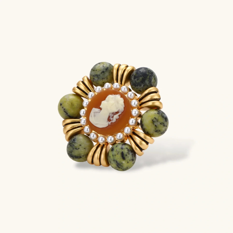 Empress Cameo Brooch by Sandee Rain Boutique Pins