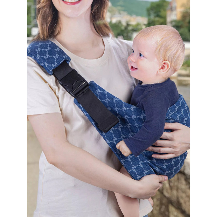 Ergonomic Adjustable Baby Wrap Cowboy Blue / One Size Apparel and Accessories