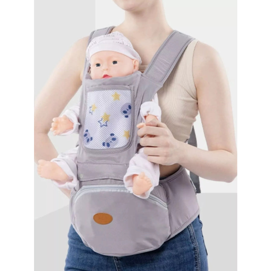 Ergonomic Baby Waist Seat Grey / One Size Apparel and Accessories