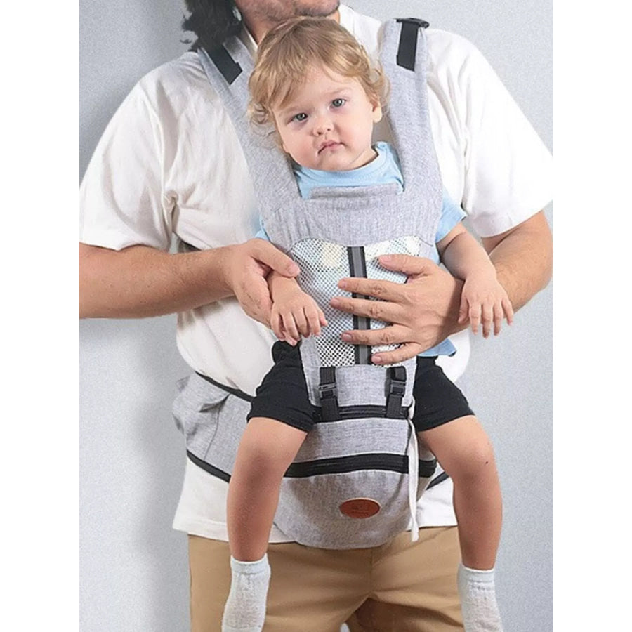 Ergonomic Baby Waist Seat Light Gray / One Size Apparel and Accessories