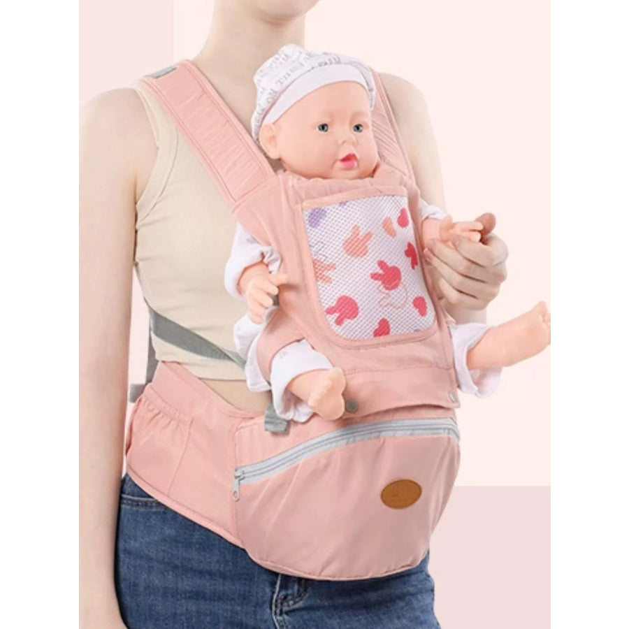 Ergonomic Baby Waist Seat Pink / One Size Apparel and Accessories