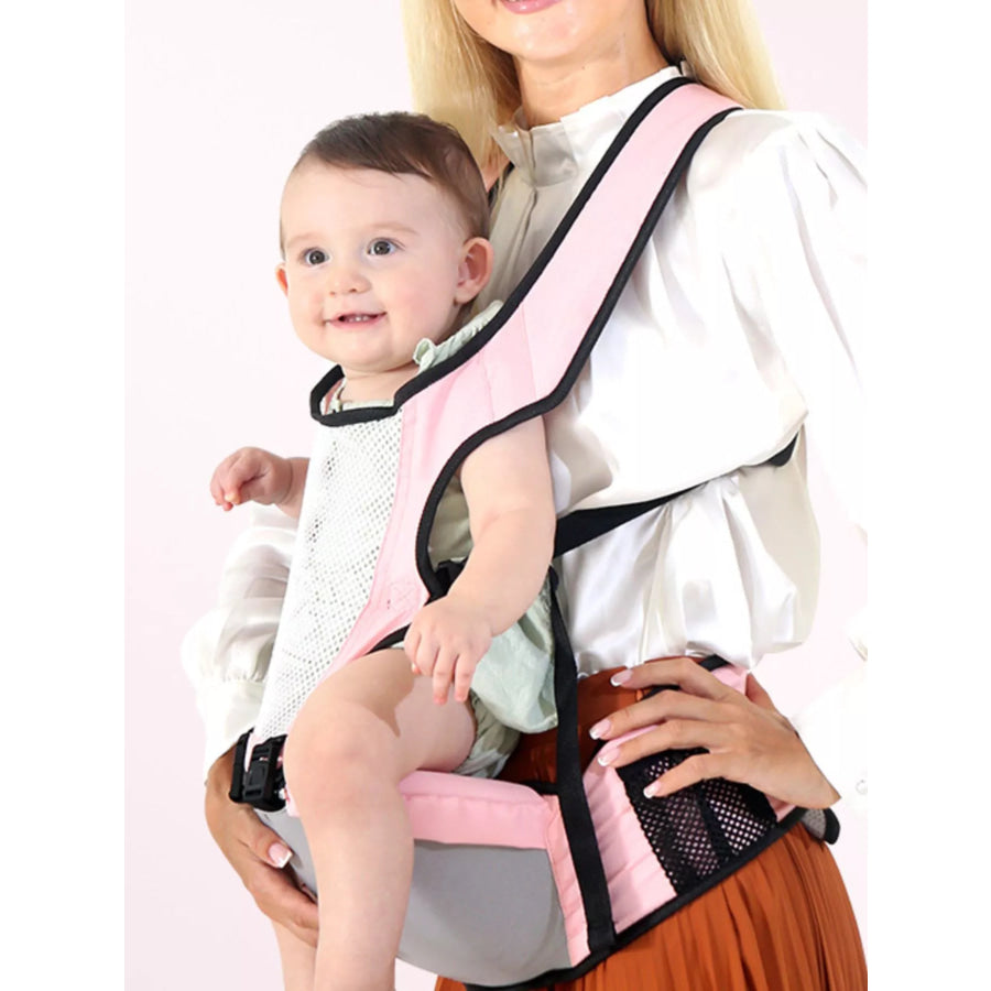 Ergonomic Baby Waist Seat Pink / One Size Apparel and Accessories