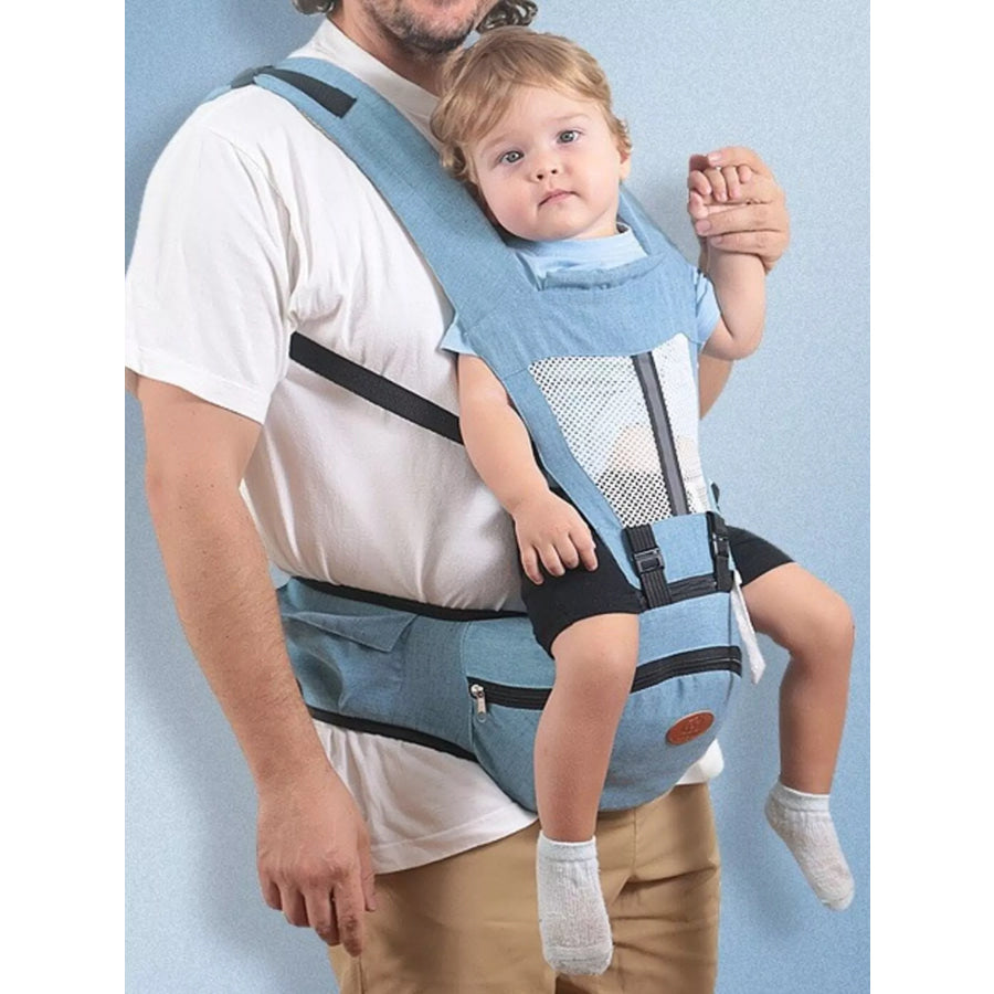 Ergonomic Baby Waist Seat Sky Blue / One Size Apparel and Accessories