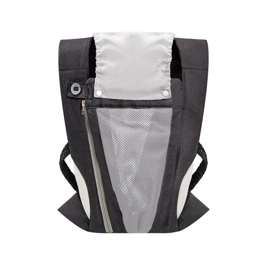 Ergonomic Breathable Baby Wrap Black Net / One Size Apparel and Accessories