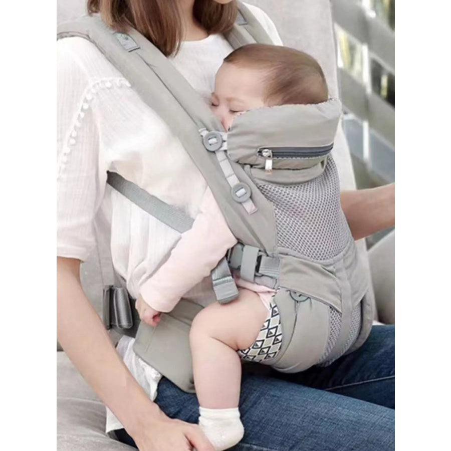 Ergonomic Breathable Baby Wrap Gray / One Size Apparel and Accessories