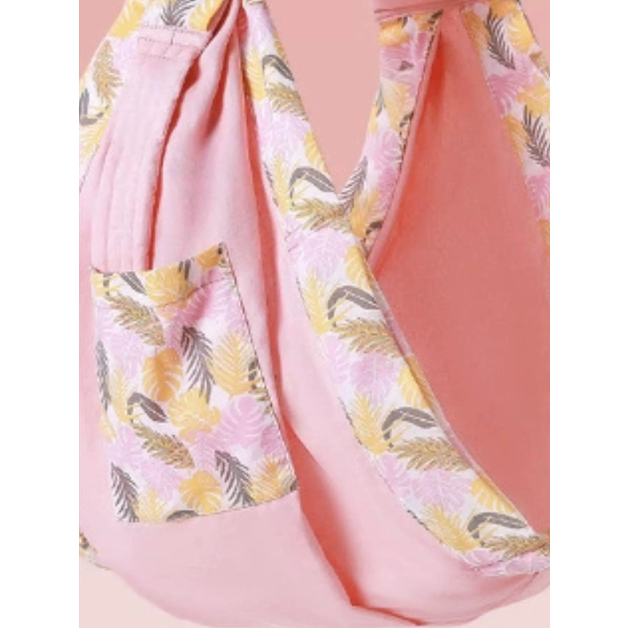 Ergonomic Leaf Print Adjustable Baby Sling Apparel and Accessories