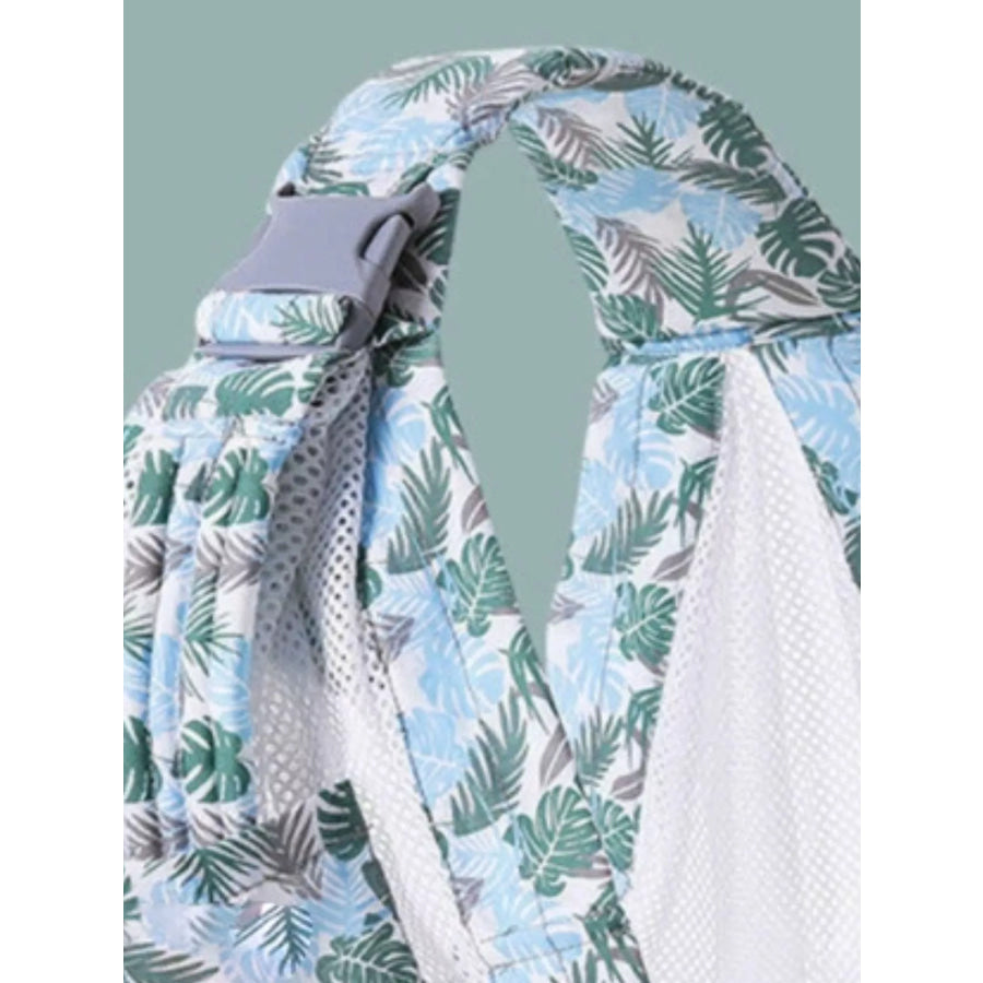 Ergonomic Leaf Print Adjustable Baby Sling Apparel and Accessories