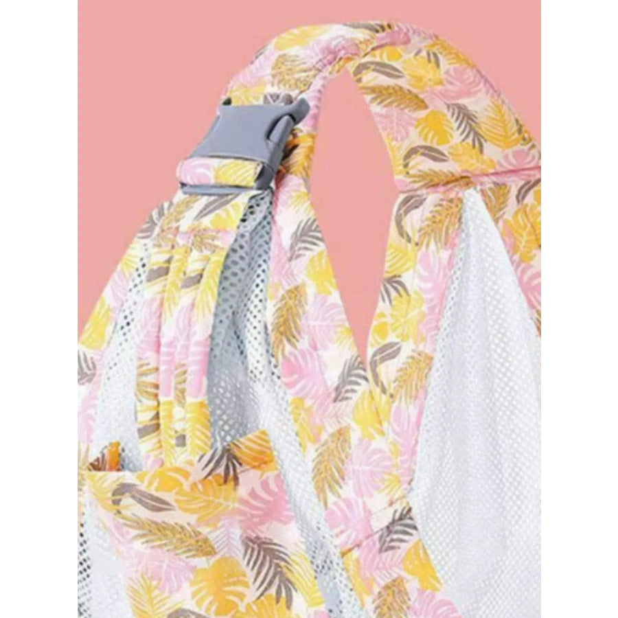 Ergonomic Leaf Print Adjustable Baby Sling Apparel and Accessories