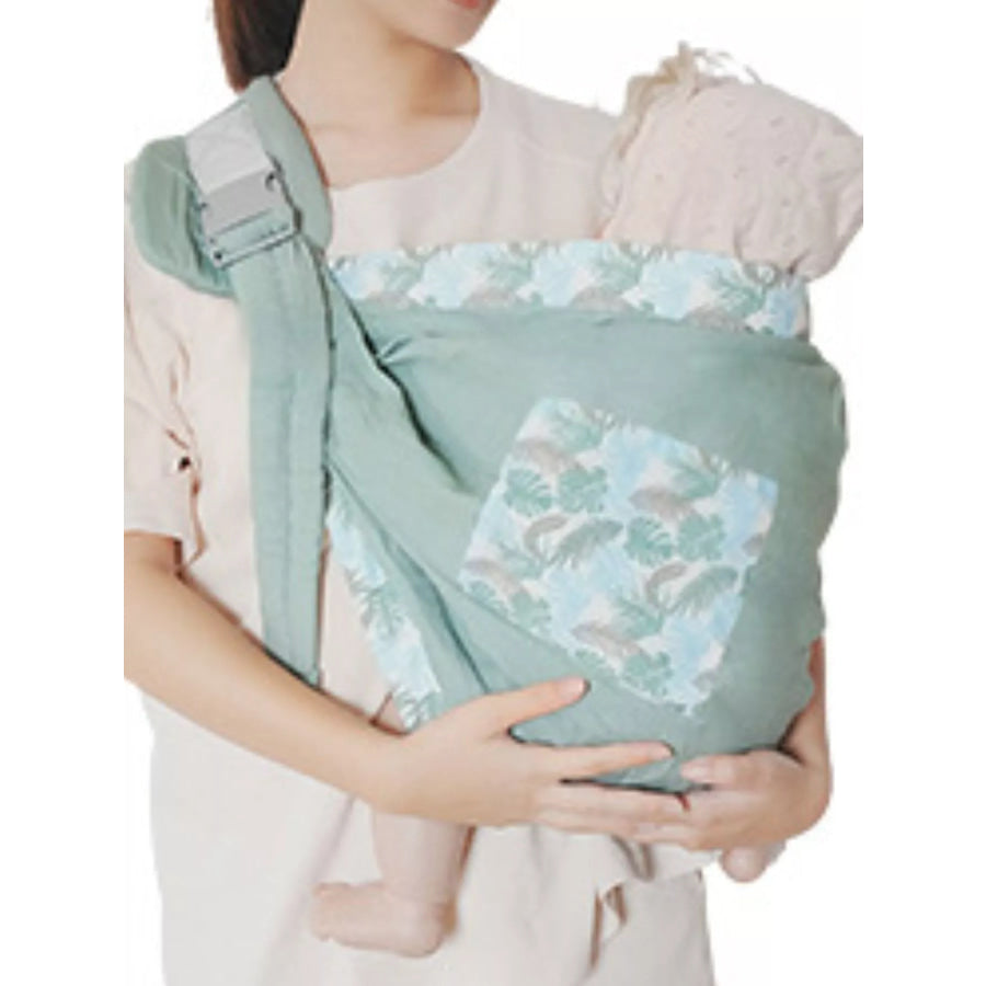 Ergonomic Leaf Print Adjustable Baby Sling Apparel and Accessories