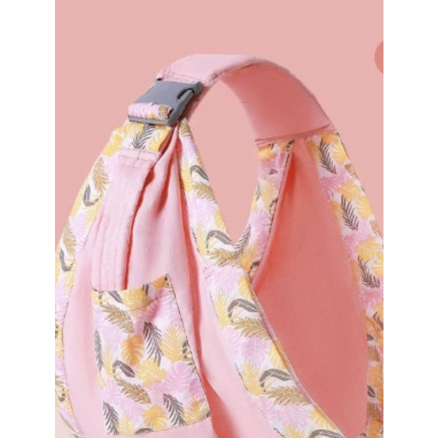 Ergonomic Leaf Print Adjustable Baby Sling Apparel and Accessories