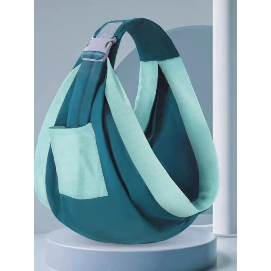 Ergonomic Leaf Print Adjustable Baby Sling Mo Green / One Size Apparel and Accessories