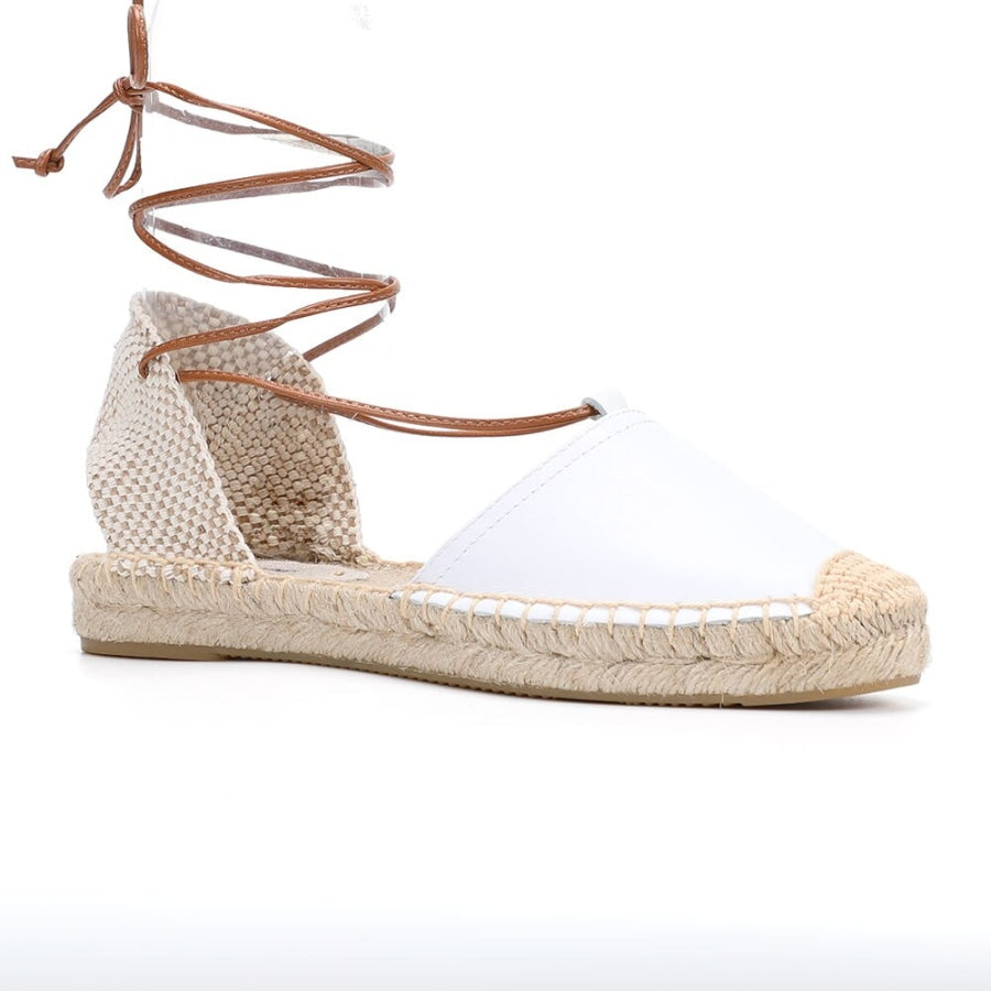 Espadrilles Sandals with Closed Toe and Ankle Strap Shoes