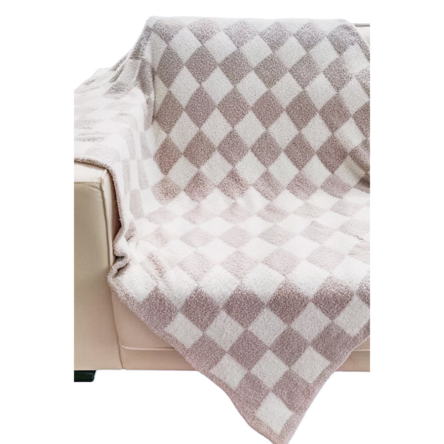 ETA 11/11 - Gray Check Luxury Blanket WS 600 Accessories