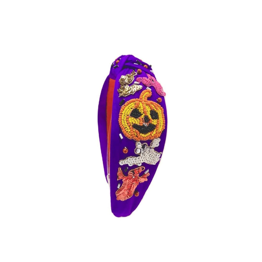 ETA 7/1 - Purple Halloween Party Headband WS 600 Accessories