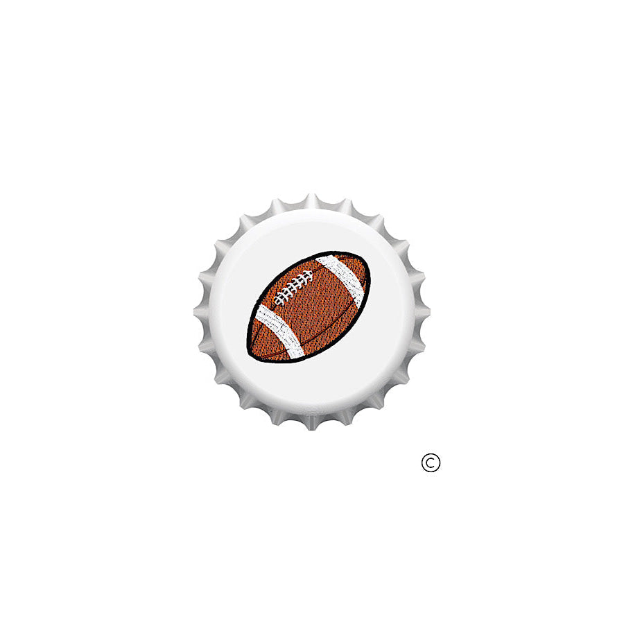 ETA 8/30 - Football Bottle Cap Pin WS 600 Accessories