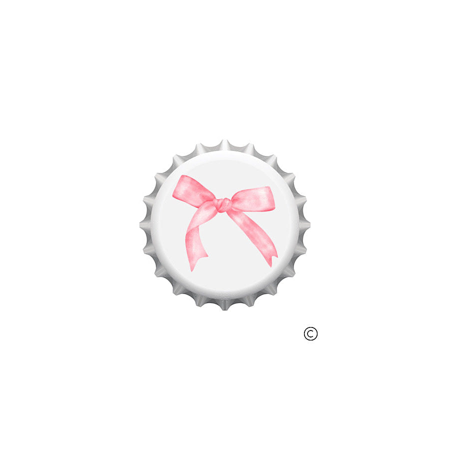 ETA 8/30 - Pink Bow Bottle Cap Pin WS 600 Accessories