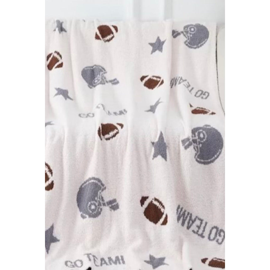 ETA 9/30 - Go Team Football Luxury Blanket WS 600 Accessories