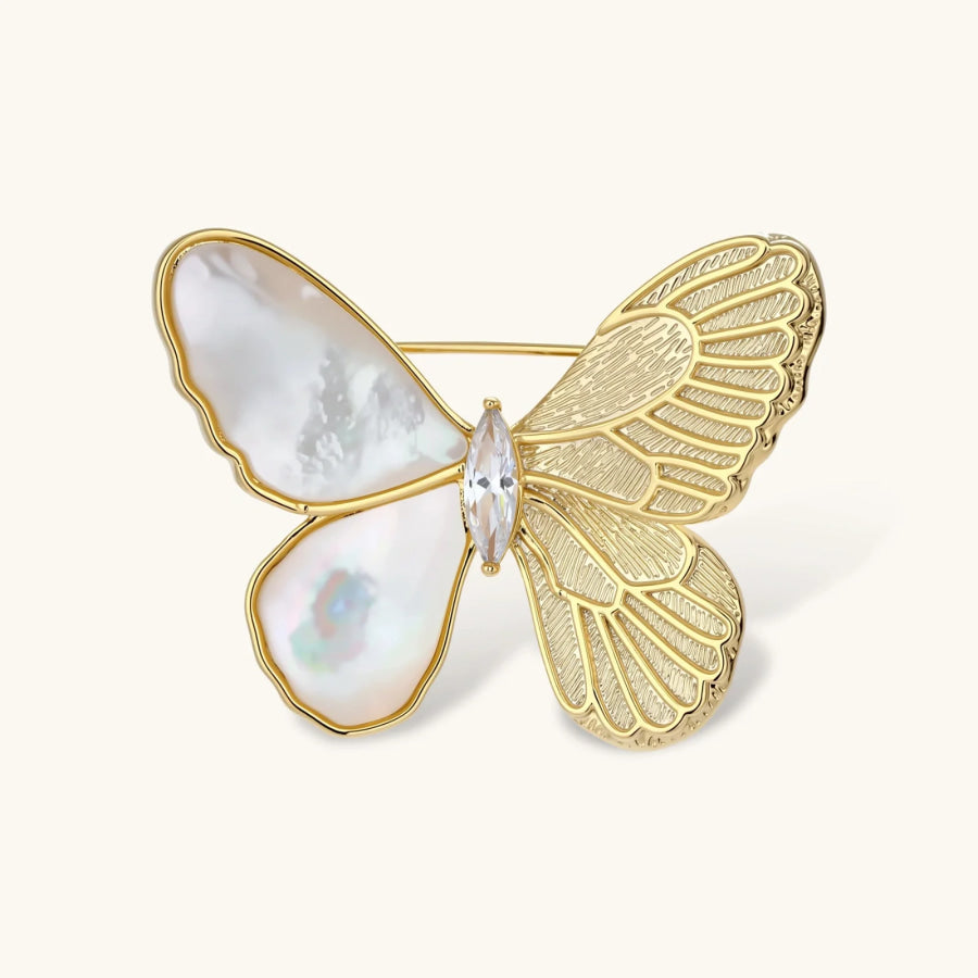 Ethereal Butterfly Brooch by Sandee Rain Boutique Pins