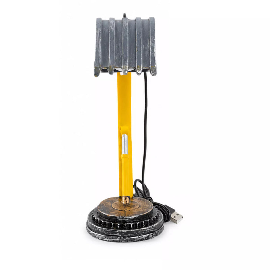 Excavator Shaped Decorative Desk Lamp Yellow / One Size Apparel and Accessories